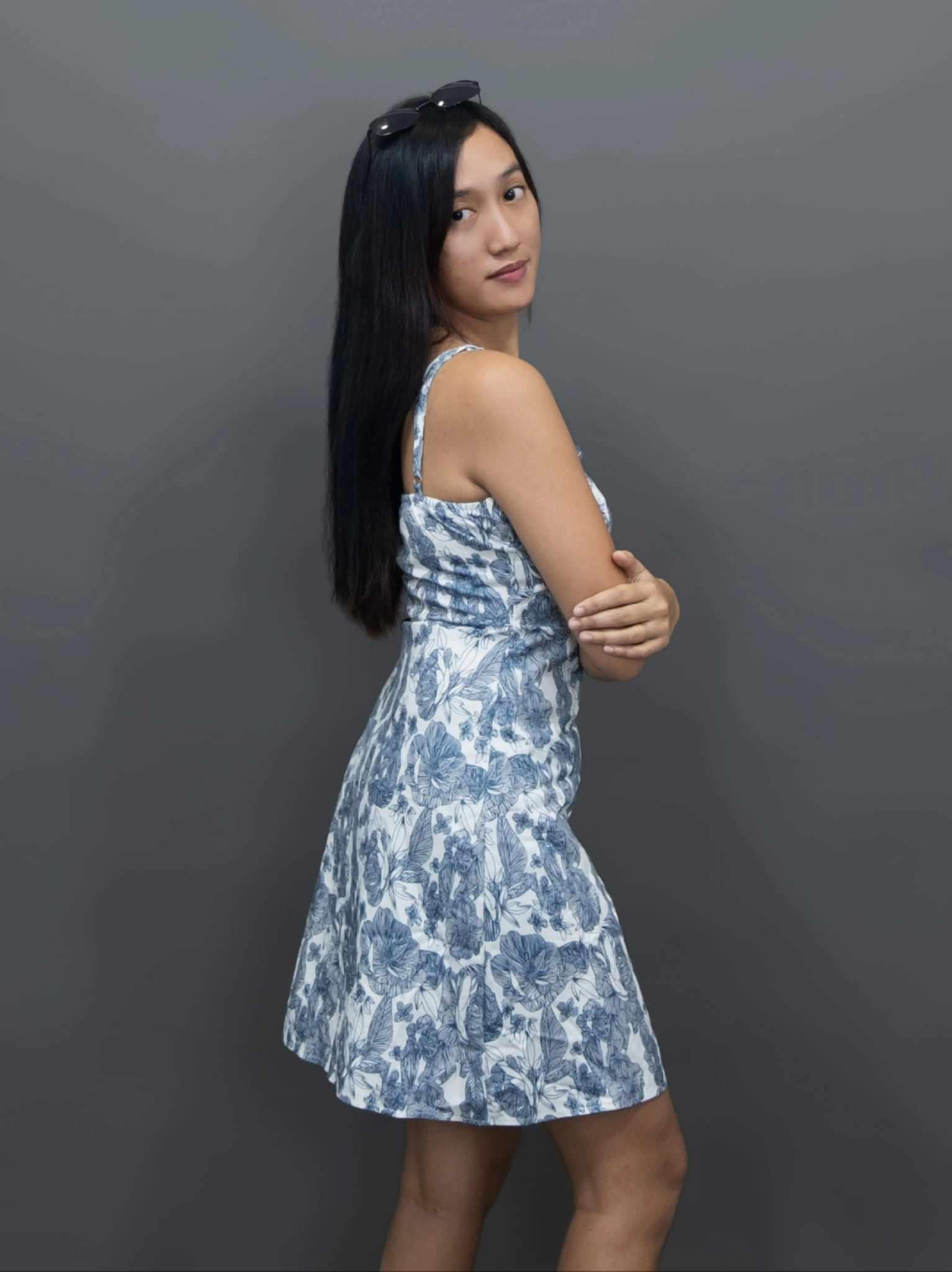 Professional video editor working on project